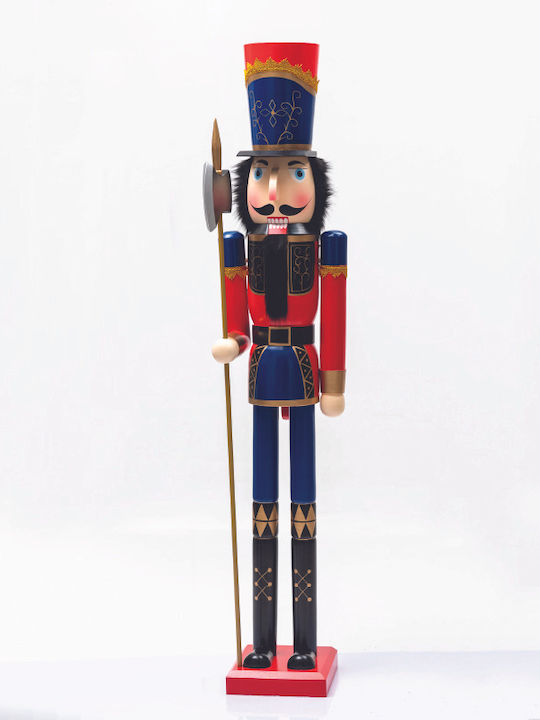 Aca Nutcracker de Crăciun Argintiu Înălțime 180cm.