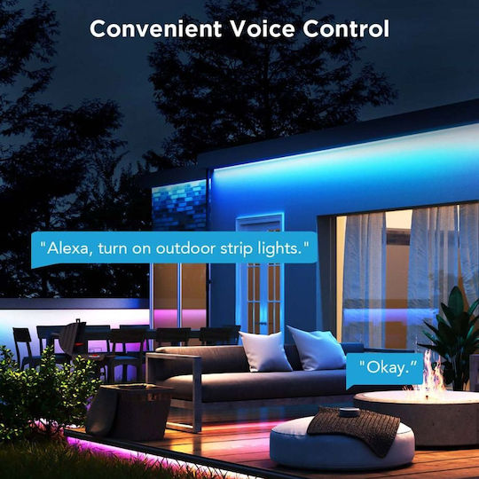 Govee Waterproof Smart LED Strip H70A1 Wi-Fi RGBW Light 10m with Power Supply