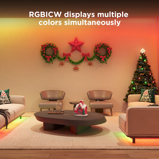 Govee Smart LED Strip Wi-Fi RGBICW Light 10m with Power Supply