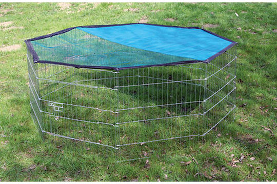 Kerbl Parc Metalic Pentru Câini 56x56x56 cm Argintiu