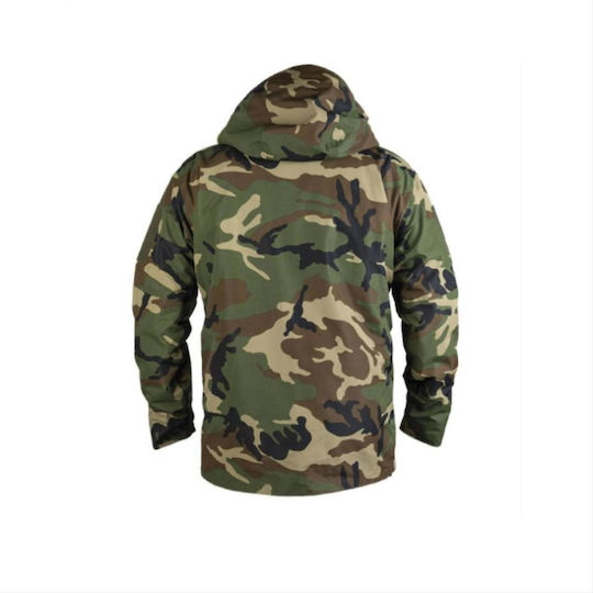 Mil-Tec Militärjacke Wasserdichte Woodland Gen II Jacke