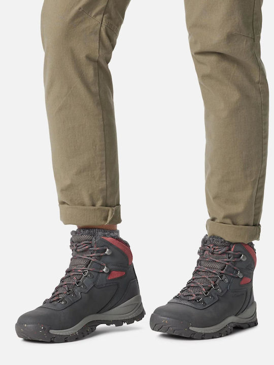 Columbia Newton Ridge Ii Omni-Heat Women's Hiking Boots Waterproof Gray