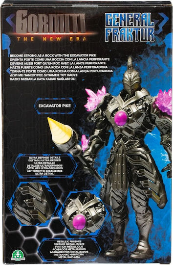 Action Figure The New Era Villain Gormiti Fraktur for 5+ years Years 27cm.