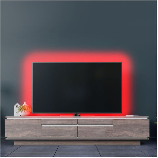V-TAC Smart Ταινία LED Wi-Fi 24V RGB Φως 5m Τύπου SMD5050 με Τροφοδοτικό, Τηλεχειριστήριο & WiFi Controller