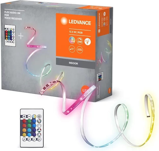 Ledvance Bandă LED 220V RGB Lumină 3m cu Telecomandă