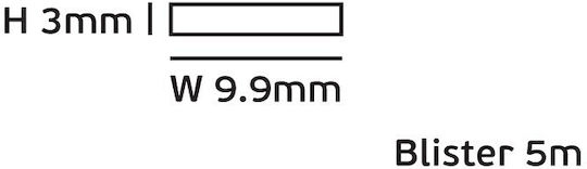 VK Lighting Ταινία LED 12V Ψυχρό Λευκό Φως 5m Τύπου SMD3528
