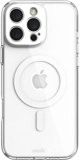 Moshi Brieftasche Silikon Silber (iPhone 17 Pro Max / iPhone 17 Pro / iPhone 16 Pro Max)