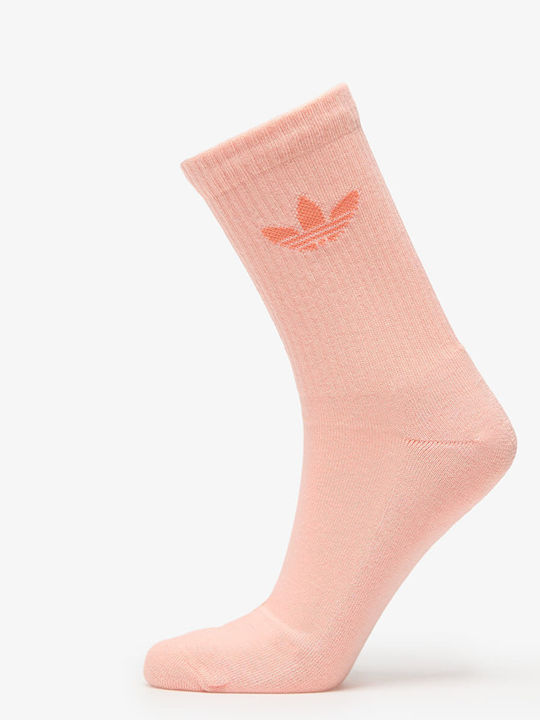 adidas Trefoil Athletic Socks Silver 6 Pairs