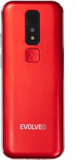 Evolveo EasyPhone LT Dual SIM (128MB) Telefon Mobil cu Butoane Mari Roșii