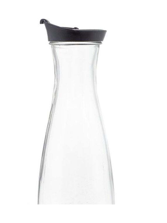 Zeller Sticlă Carafă de Servire Vin 26buc cu Dop Transparentă 900ml 1buc