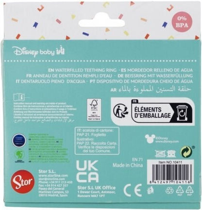 Stor Minnie Mouse Teething Relief with Water