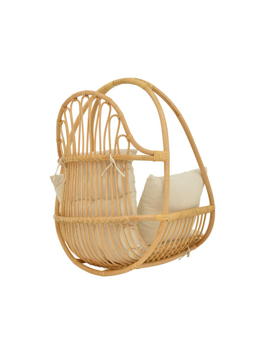 Κρεμαστή Κούνια Jorg Pakoworld Φυσικό Rattan-κρεμ Μαξιλάρι 80x59x105εκ 1 Τμχ Κρεμαστή Κούνια Jorg Pakoworld Φυσικό Rattan-κρεμ Μαξιλάρι 80x59x105εκ 1 Τμχ