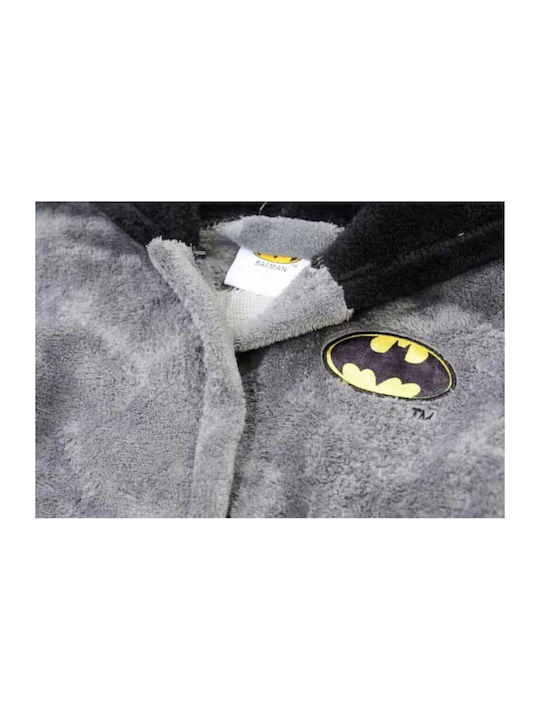 Disney Kids Hooded Bathrobe Batman Black
