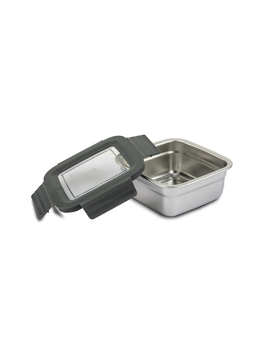 Nava Inox Lunch Box Silver 600ml
