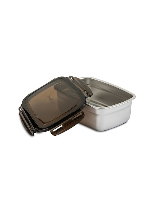 Nava Inox Lunch Box Silver 1350ml