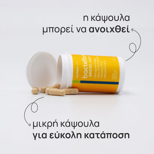 Olonea Bacteflora Junior Immune Συμπλήρωμα με Προβιοτικά για Παιδιά 15 φυτικές κάψουλες