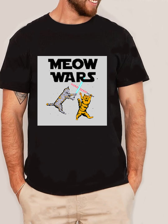 Fruit of the Loom Star Wars Meow Wars Cats No1 Μπλούζα Star Wars Βαμβακερή