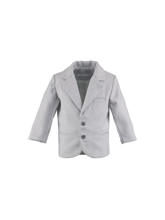 Taufjacke Grau Fischgrätmuster Sugar N' Spice 4107.1703.102
