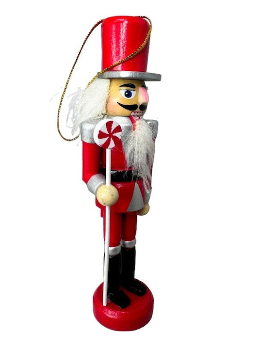 Hängender Nussknacker Ornament Hölzern Mehrfarbig Set 3Stück