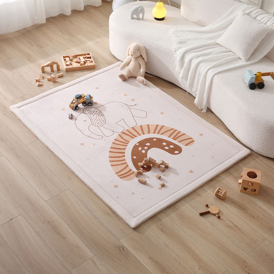 Hakuna Matte Kinder Teppich Beige 120x170cm Dicke 25mm