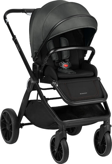 Kikka Boo Tiffany Adjustable 2 in 1 Baby Stroller Suitable for Newborn Dark Grey 12.5kg