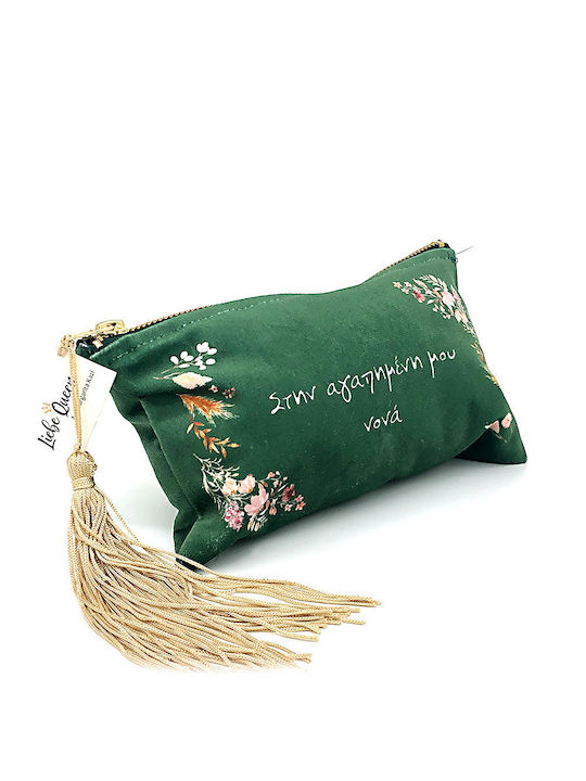 LiebeQueen Toiletry Bag in Green color