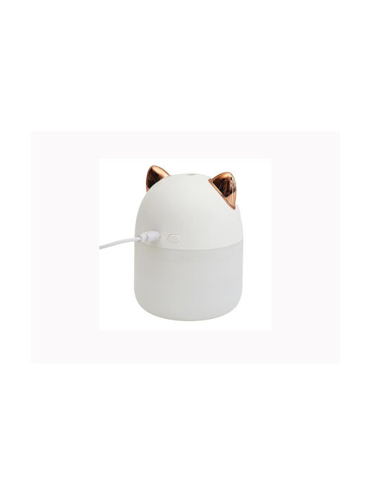 Aroma Diffuser LED Kapazität 200 ml USB Katzendesign 8,04x10,5x8,04 cm Aria Trade