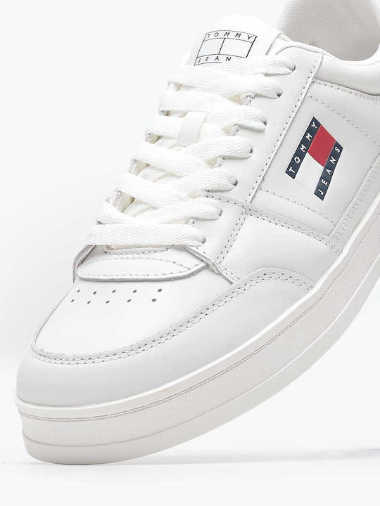 Adidași Flatforms Pentru Bărbați Albi