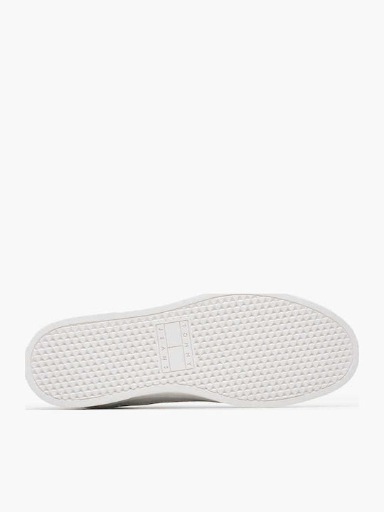 Adidași Flatforms Pentru Bărbați Albi