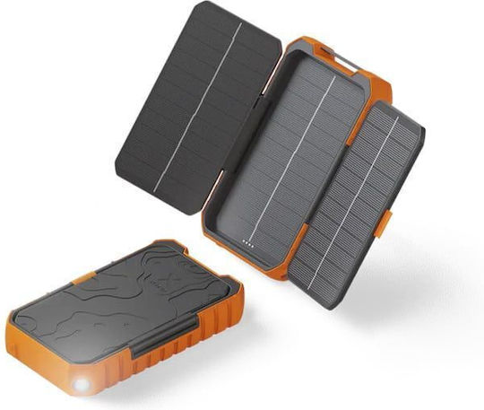 Xtorm Rugged XR203 Ηλιακό Power Bank 10000mAh 20W με Θύρα USB-A και 2 Θύρες USB-C Power Delivery / Quick Charge 3.0 Πορτοκαλί