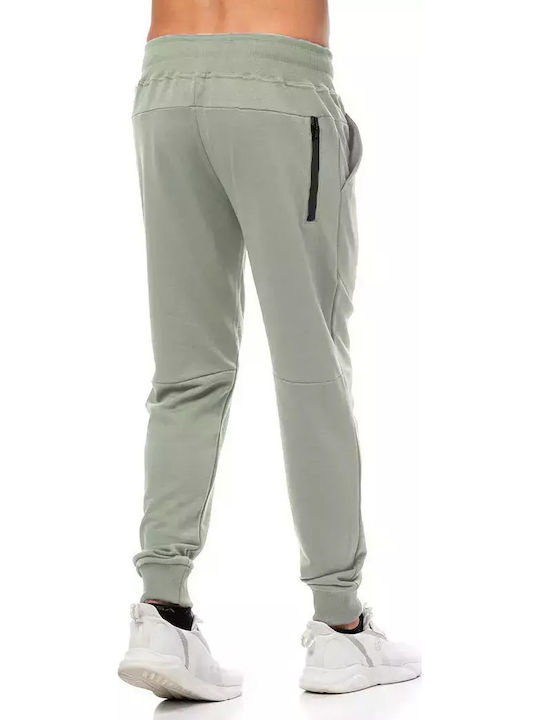 Olympic Challenger Sweatpants with Elastic Green