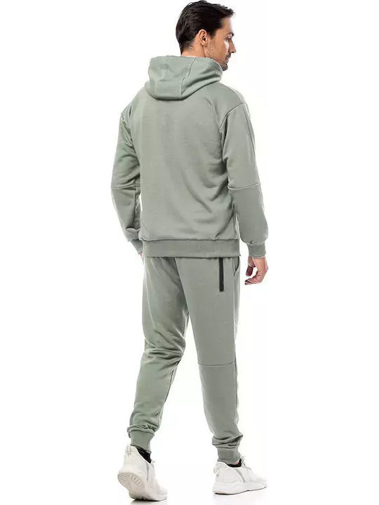 Olympic Challenger Sweatpants with Elastic Green