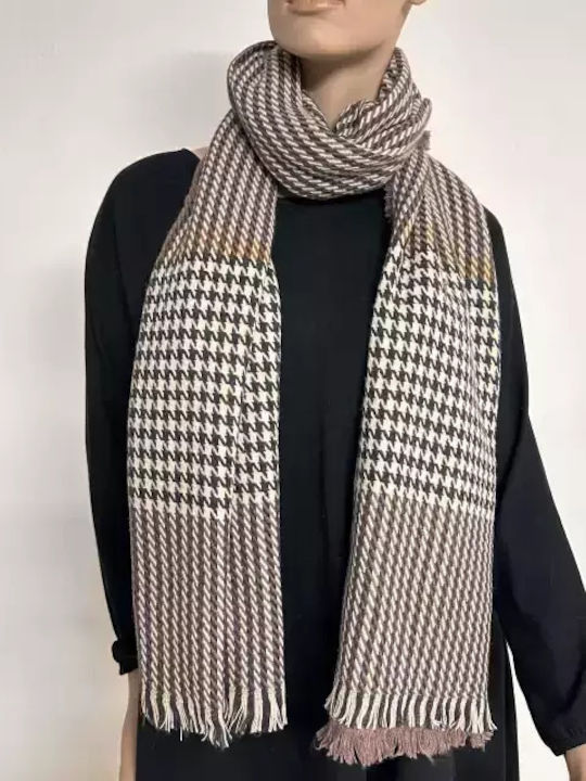 Set with Beanie Knitted in Beige color