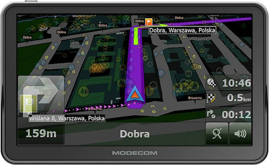 Modecom 7" Display GPS Device with Bluetooth and Card Slot