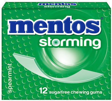 Mentos Τσίχλες Δυόσμος Storming Mentos (33 g) 1