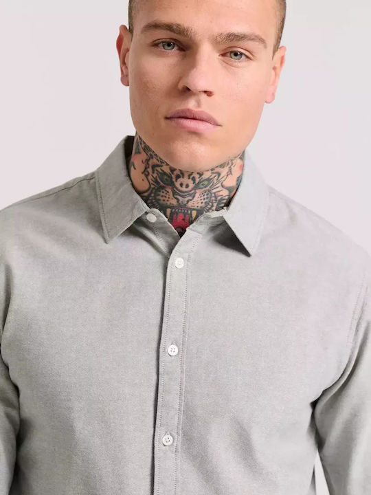 Long Sleeve Shirt Regular Fit Khaki