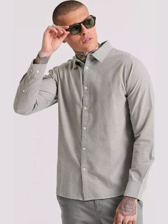 Long Sleeve Shirt Regular Fit Khaki