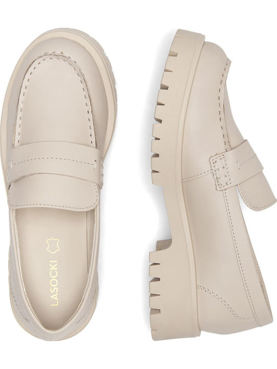 Дамски Loafers в Бежов Цвят