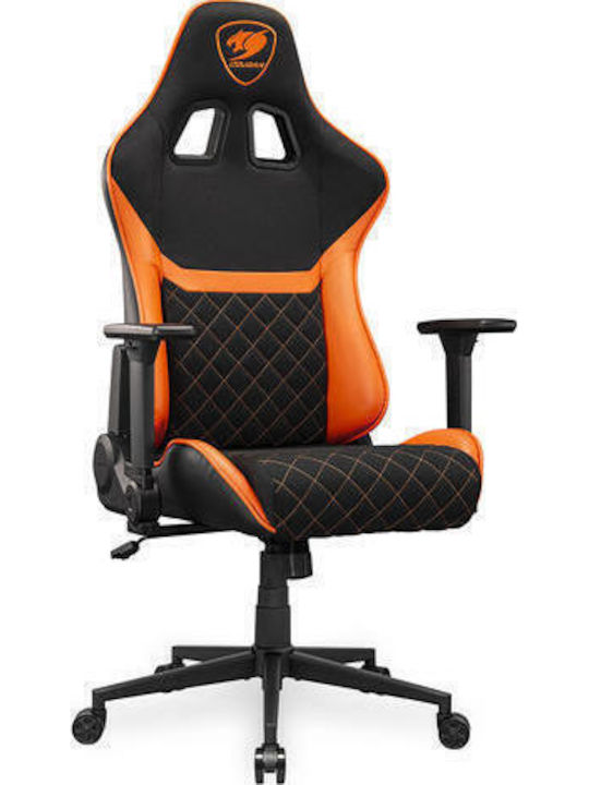 Cougar Armor One V2 F Fabric Gaming Chair with Adjustable Arms Orange