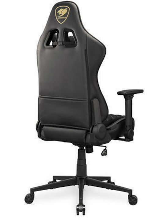 Cougar Armor One V2 Gold F Fabric Gaming Chair with Adjustable Arms Gold