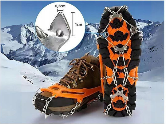 Anti-Slip Shoe Spikes Ice Snow Stainless Steel 36-40 Aria Trade