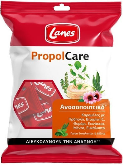 Lanes PropolCare Lozenges Gluten-Free Eucalyptus & Mint 54gr