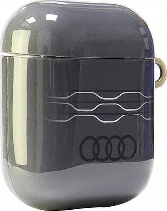 Audi Iml Geometric Pattern Case Silicone / Plastic in Gray color for Apple AirPods 1 / AirPods 2