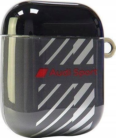 Audi Iml Sport Θήκη Σιλικόνης / Πλαστική σε Μαύρο χρώμα για Apple AirPods 1 / AirPods 2