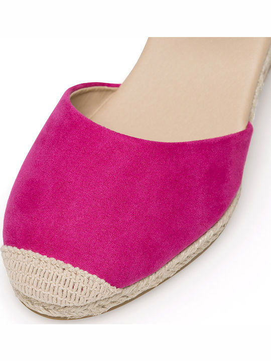 Platforme dama în Tip Espadrile Roz