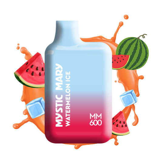 Mystic Mary Einweg E-Zigarette 600 Züge Wassermelone Eis 2ml 2mg 1Stück