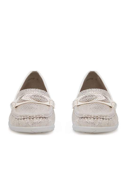 Damen Mokassins in Beige Farbe