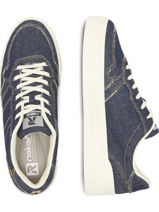 Damen Flatforms Sneakers Dark blue