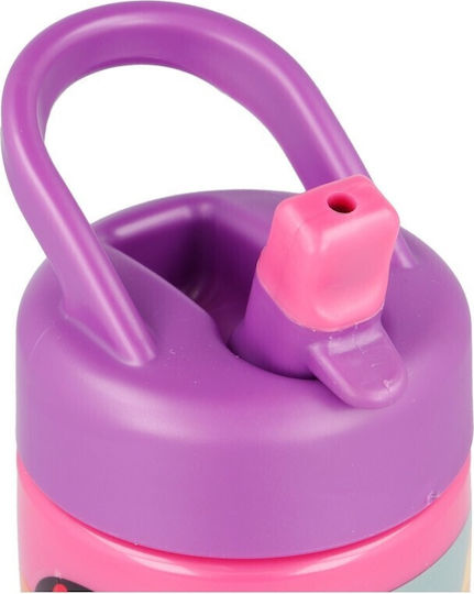 Disney Princess Παιδικό Παγούρι Disney Princess Σιλικόνης με Καλαμάκι 410ml