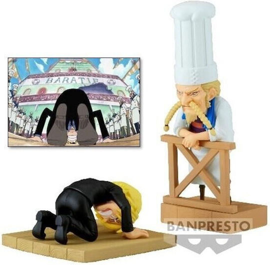 One Piece Wcf Log Series Sanji & Zeff 2 World Collectable Figure 8cm